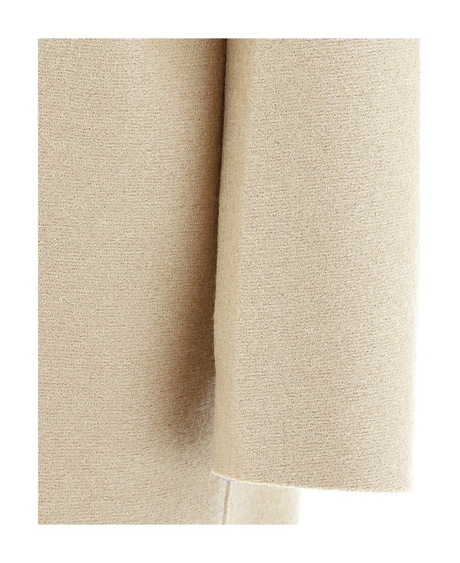 Harris Wharf London Single-breasted Mid-length Coat In Nude