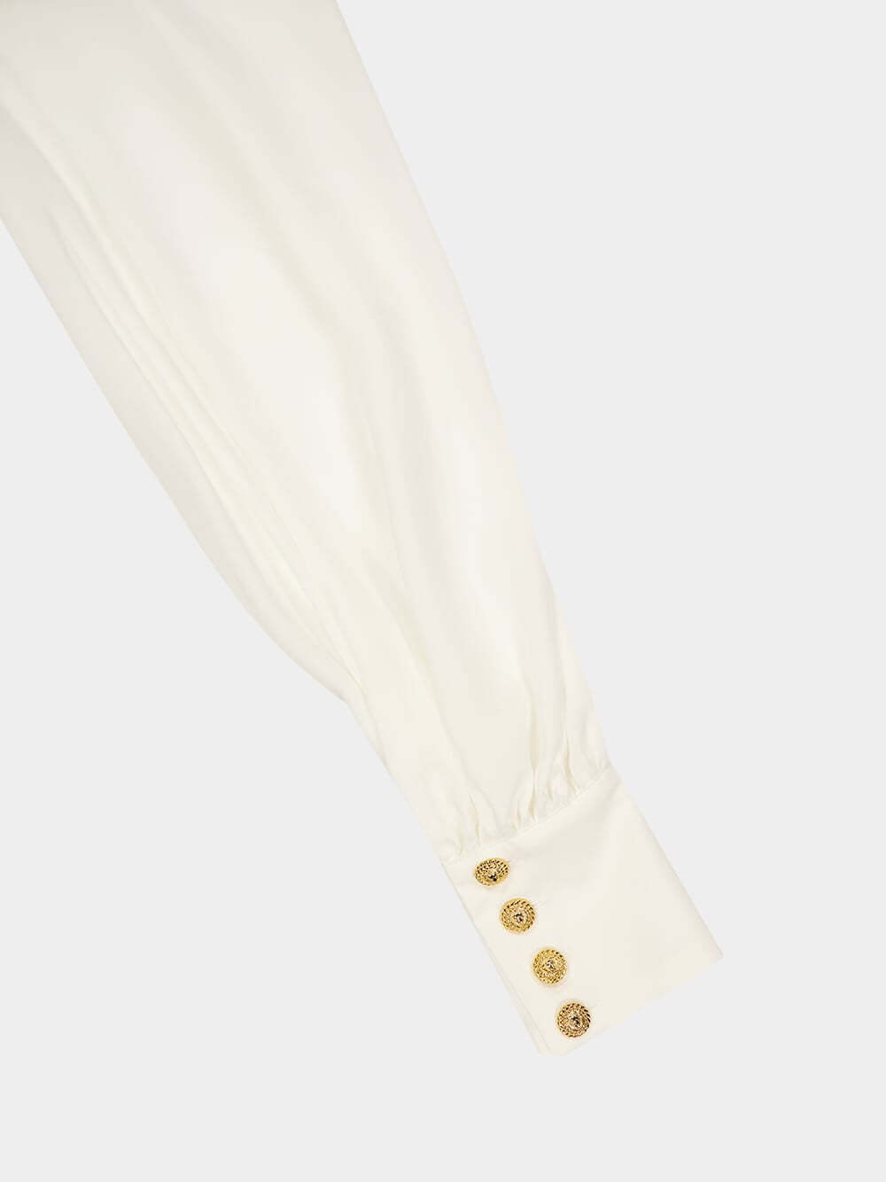 Balmain Long-sleeved Casual Jacket In White