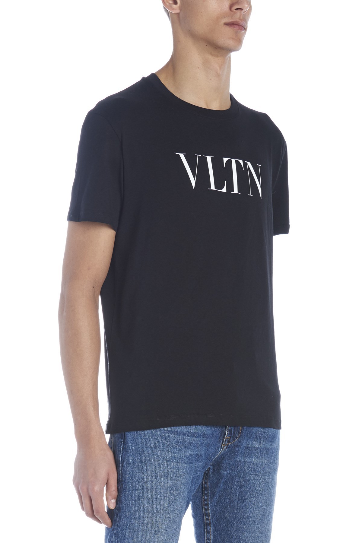 Shop Valentino Vltn T-shirt In Black