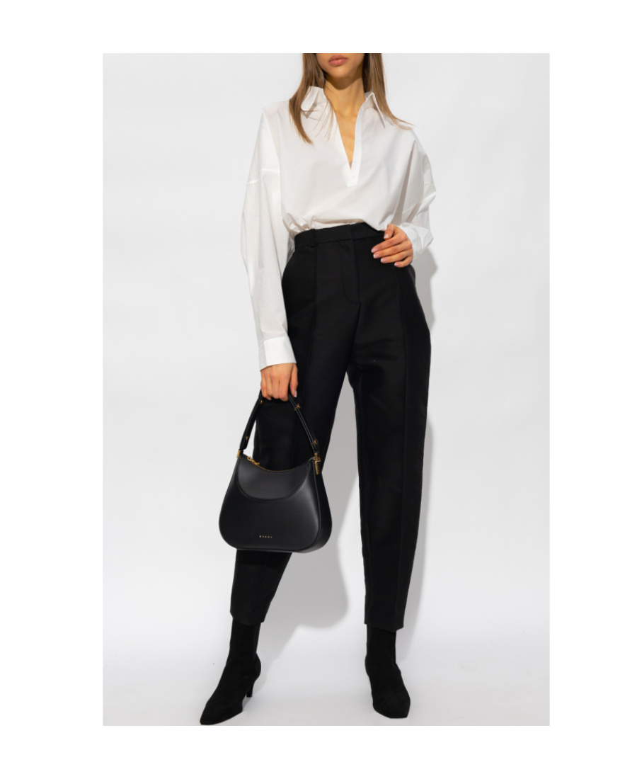 Totême Logo Casual Pants In Black