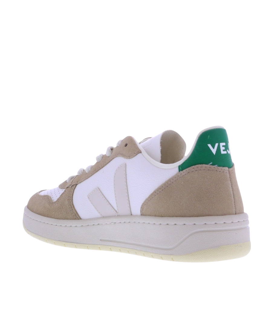 Veja V-10 Chromefree Low-top Sneakers In Gray