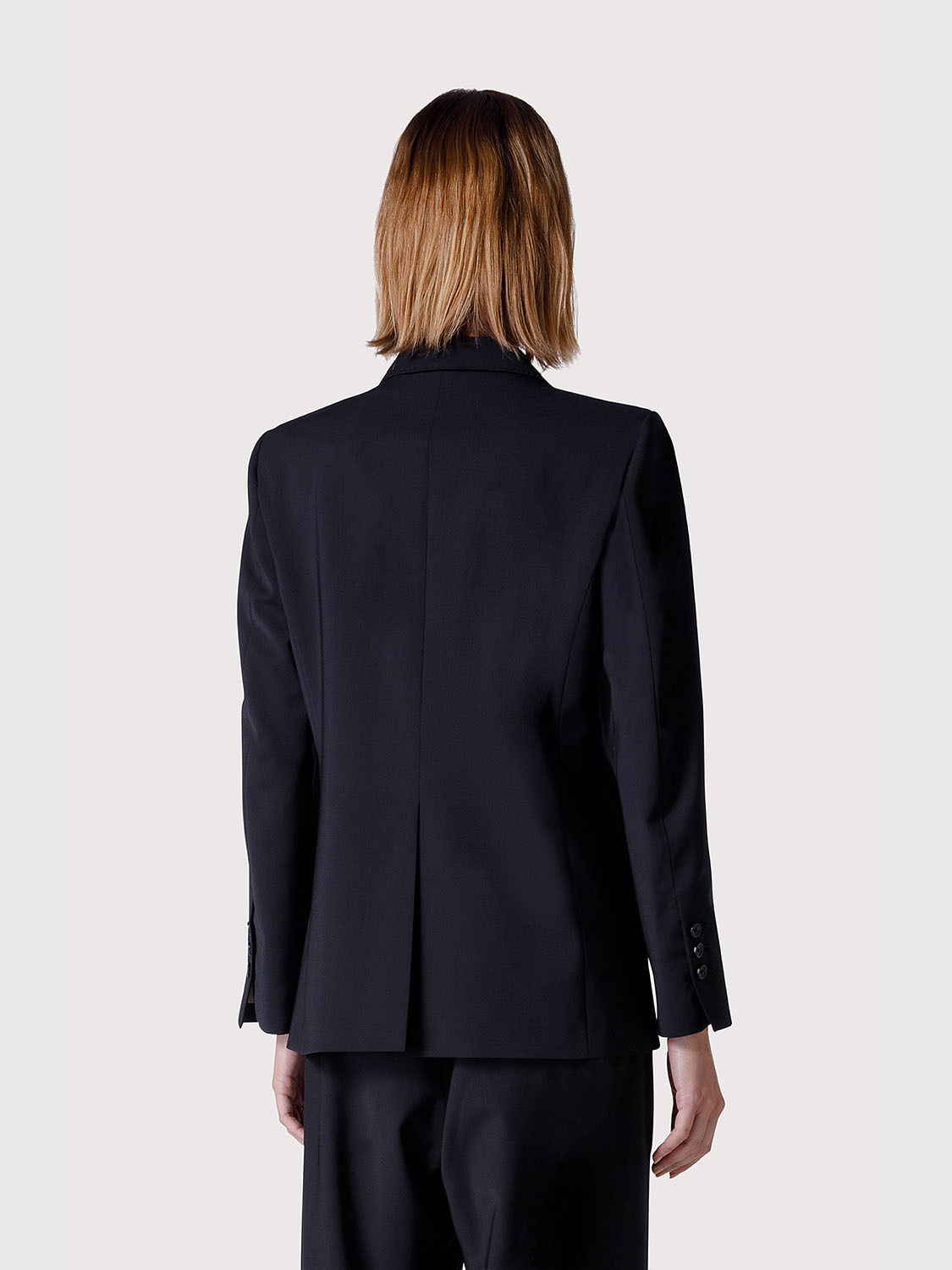 Seventy Double-breasted Blazer In Black