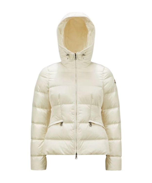 Moncler Avoce Cropped Down Jacket In White
