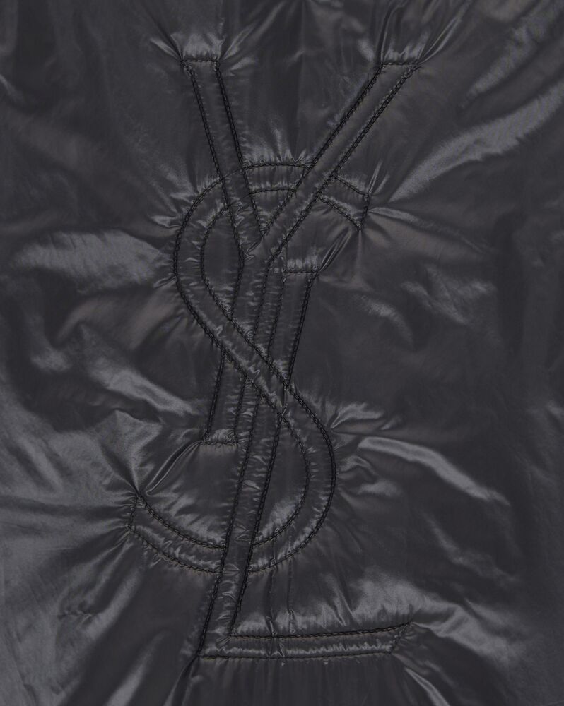 Saint Laurent Cassandre Windbreaker In Black