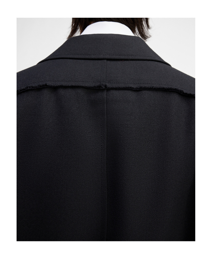 Jacquemus Single-breasted Virgin-wool Blazer In Black