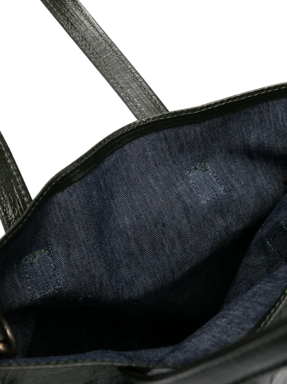 Uma Wang Double Handle Shoulder Bag In Black