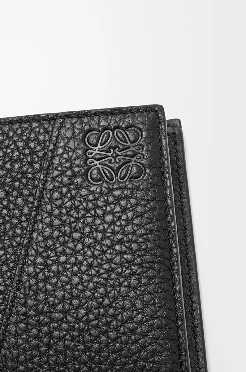 Loewe Puzzle Edge Bi-fold Wallet In Black