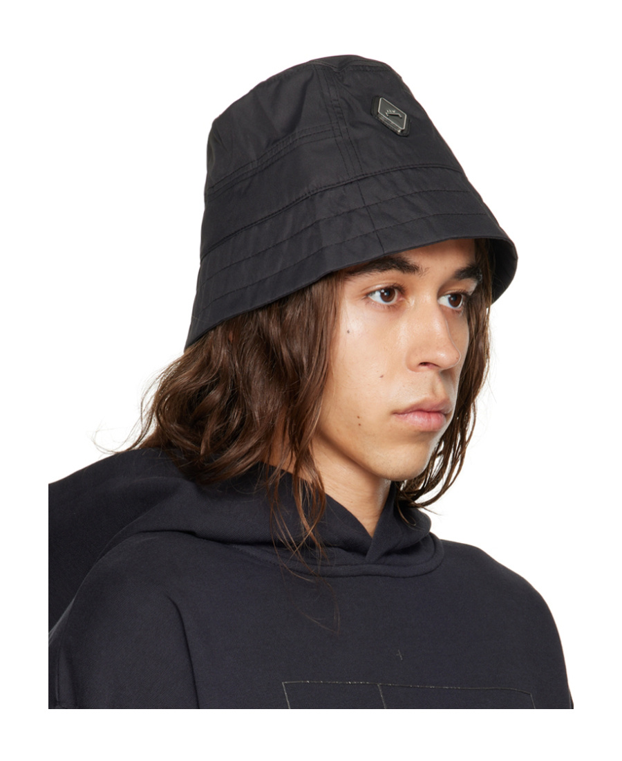 A-cold-wall* Logo-plaque Bucket Hat In Black