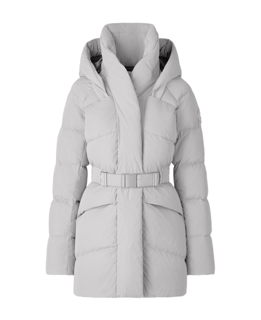 CANADA GOOSE BELTED PADDED DOWN JACKET 