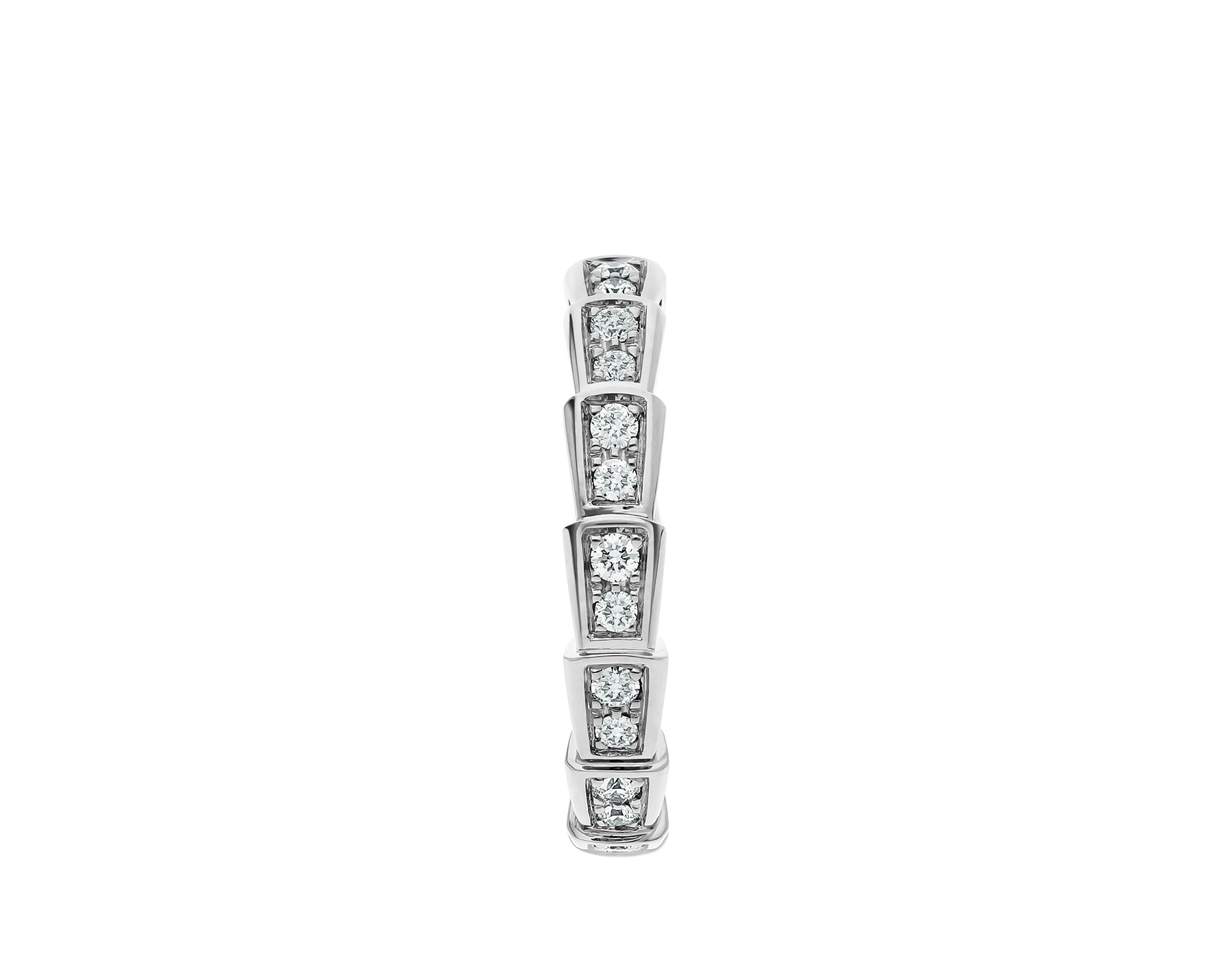Shop Bvlgari Scaly Ring In White