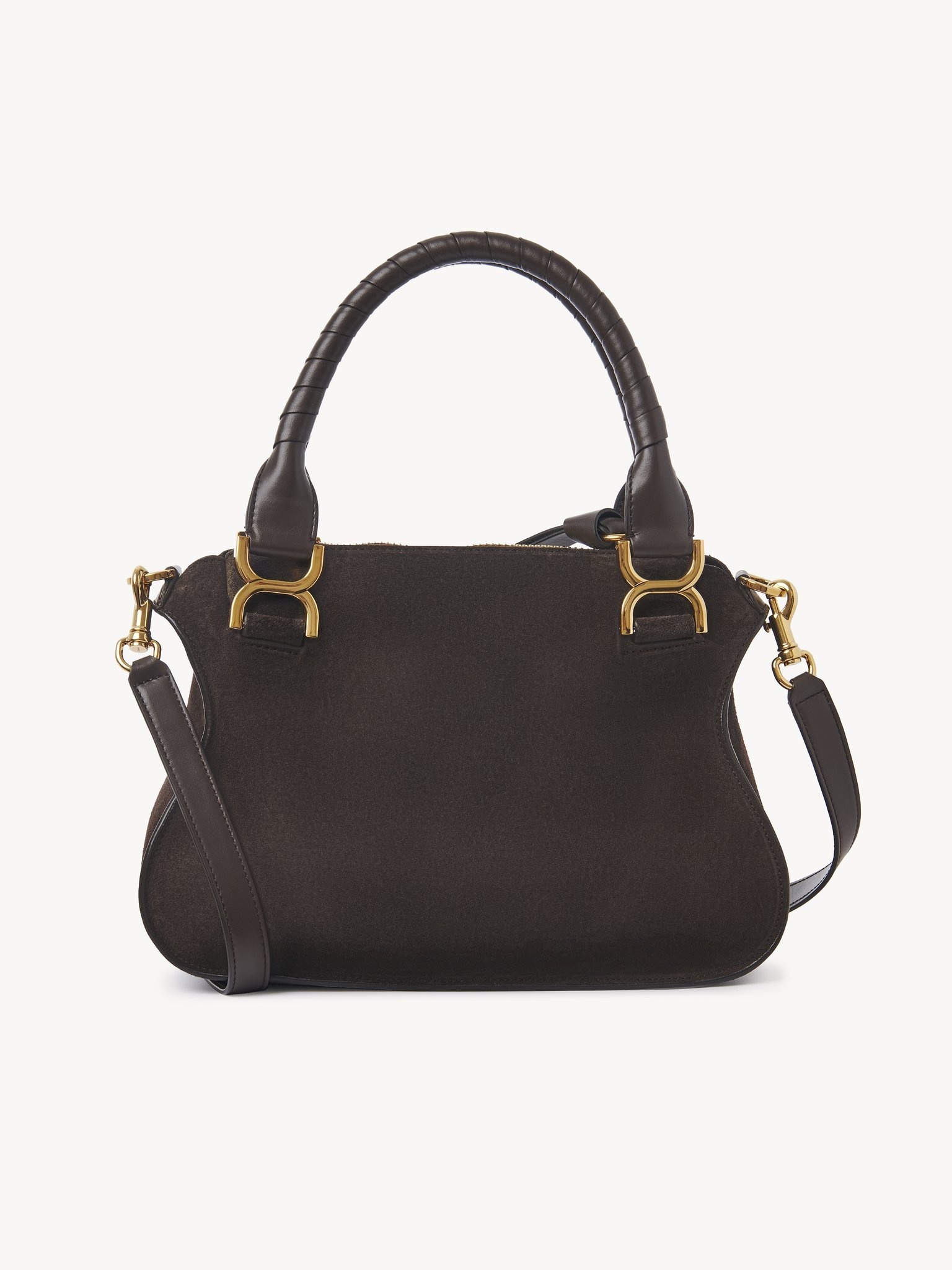 Chloé Small Marcie Shoulder Bag In Black