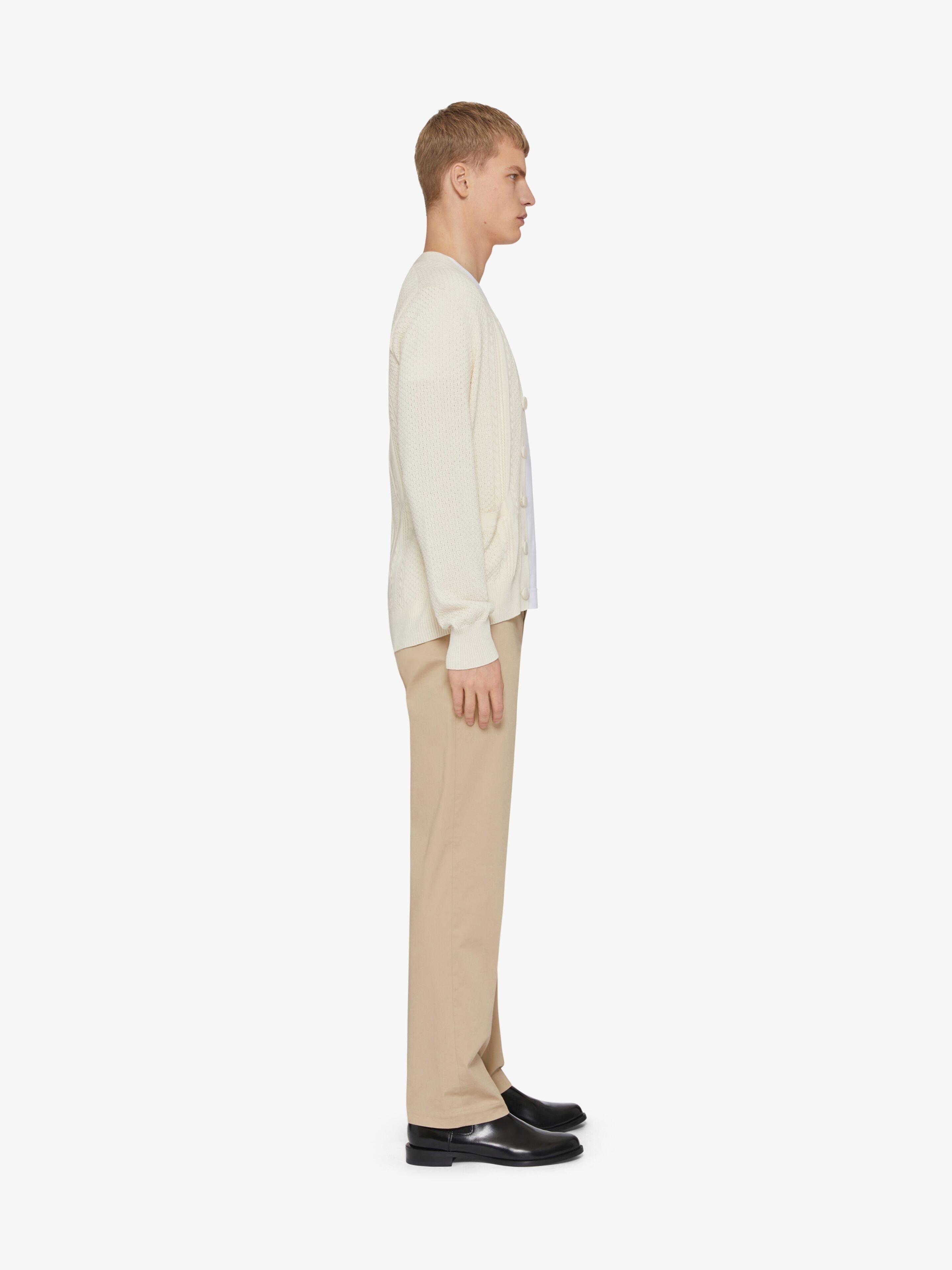 Givenchy Button-up Knit Cardigan In White