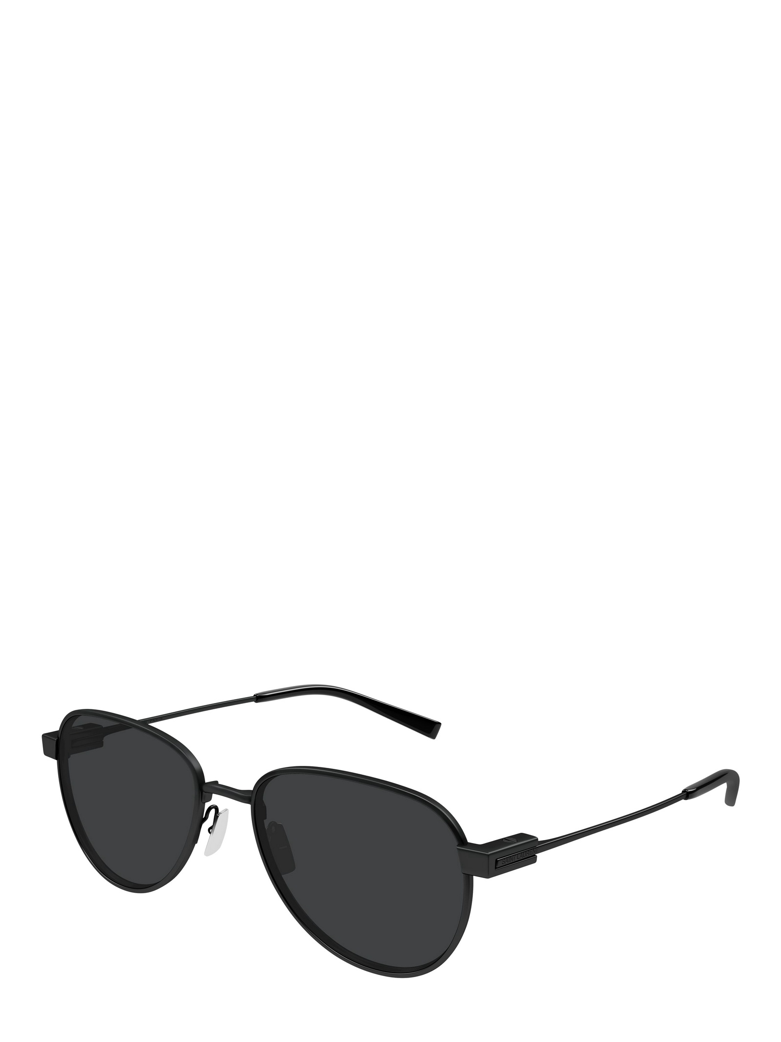 Saint Laurent 53mm Panthos Sunglasses In Black