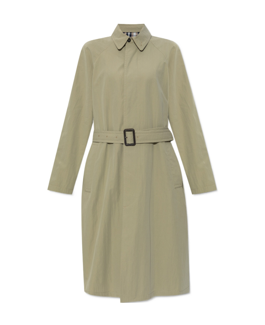 Apc Concealed-fastening Belted Trench Coat In Nude