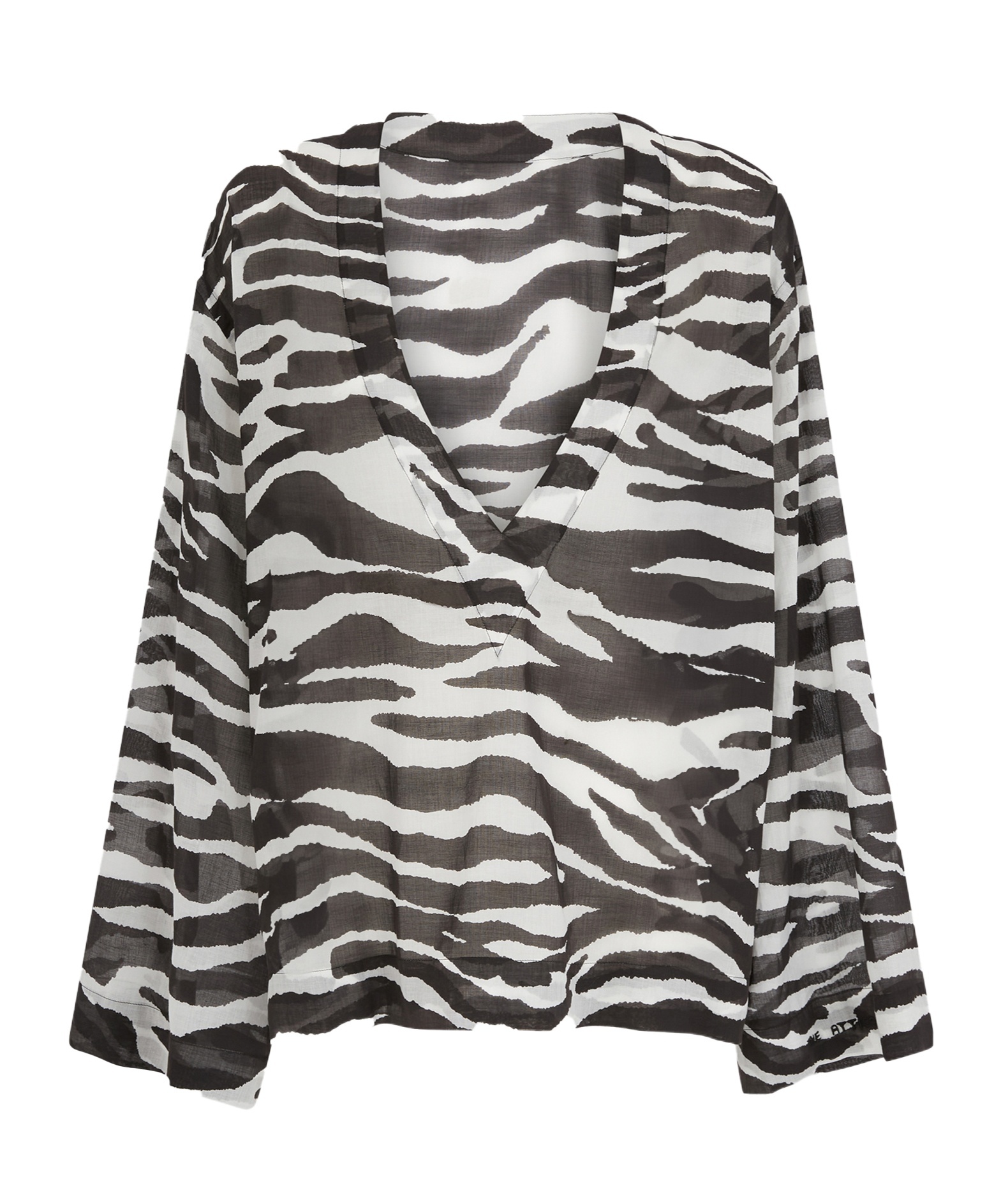 Attico White And Black Blouse