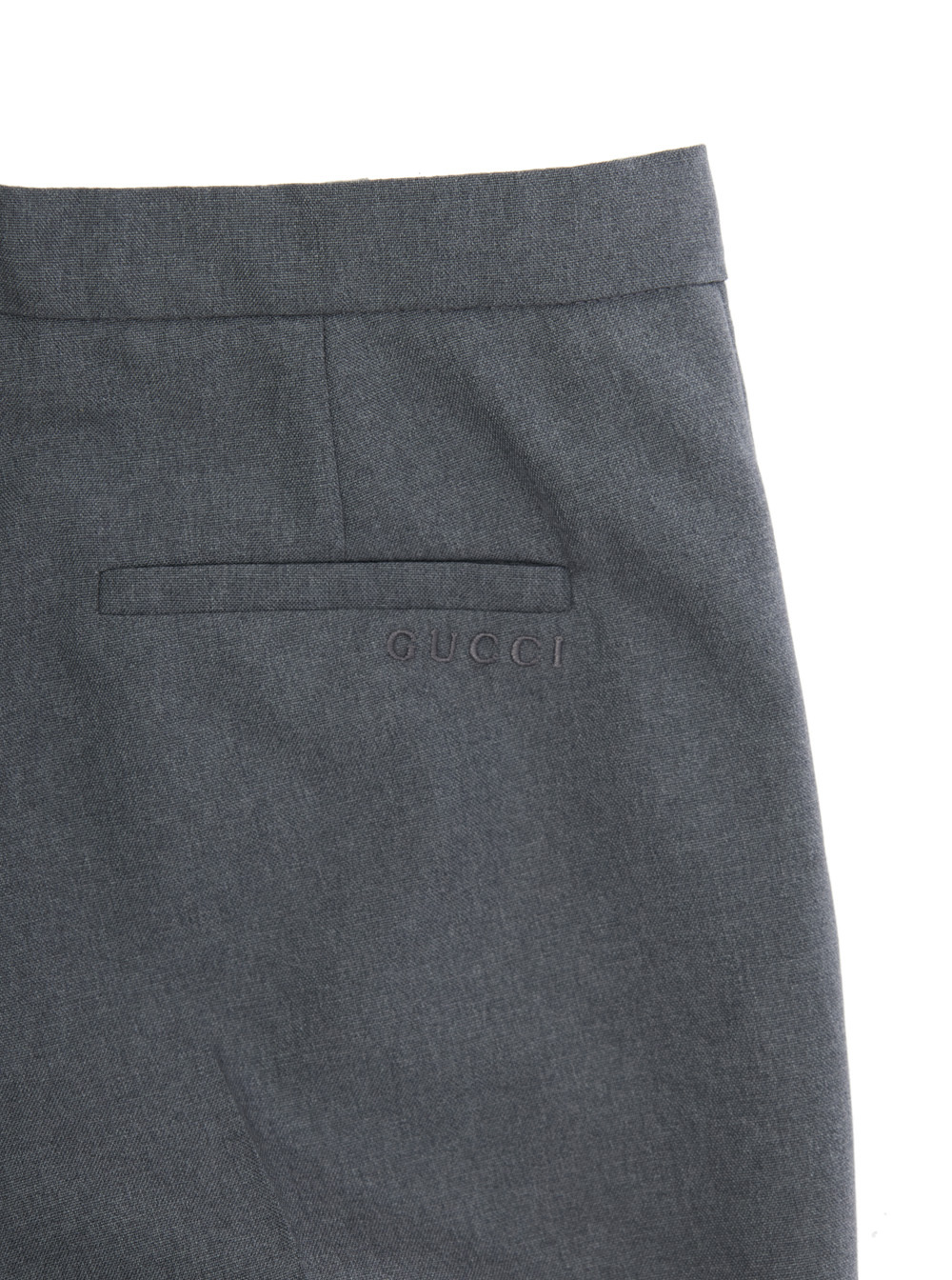 Gucci Belt Loops Slacks In Black