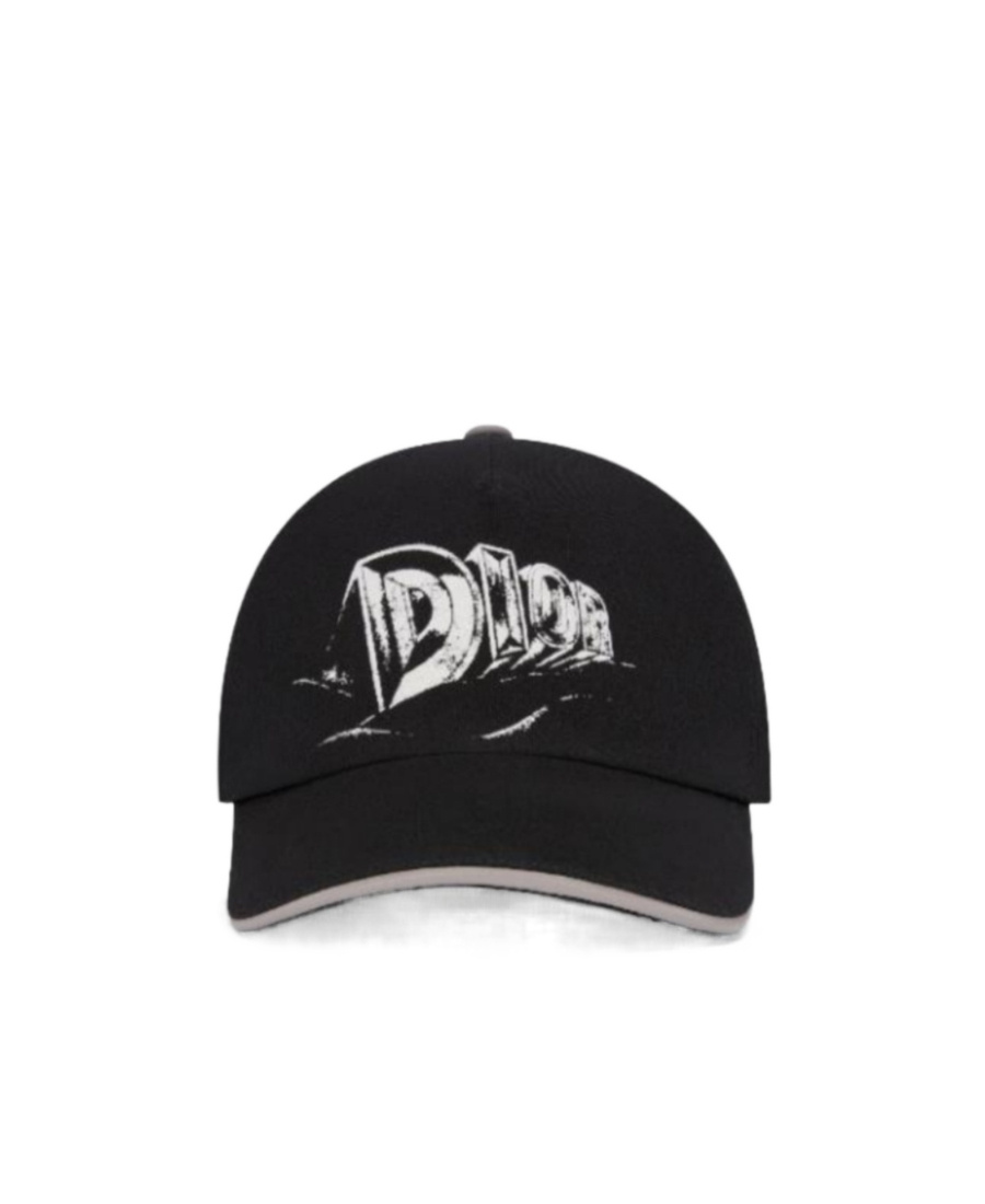 Dior Logo Baseball Hat In Blue