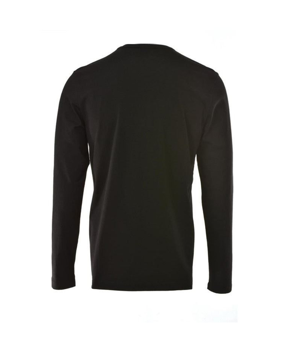 Hugo Boss T-shirt With Round Neck And Long Sleeves In Black