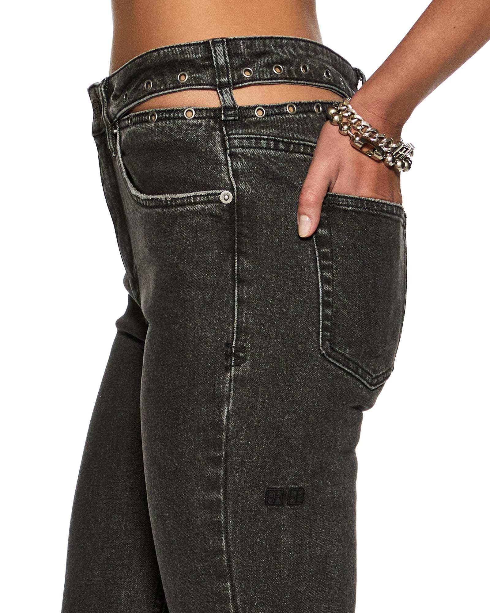 Ksubi Belt-loop Jeans In Black