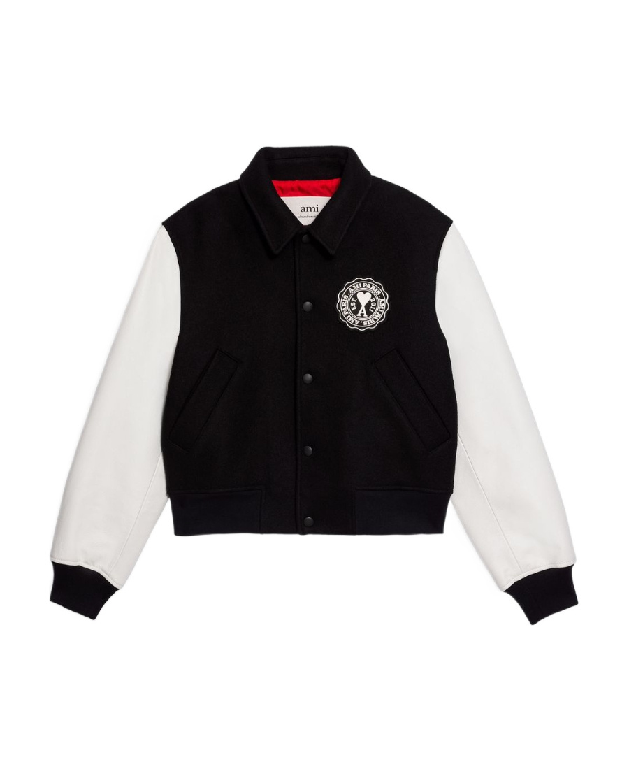 AMI ALEXANDRE MATTIUSSI AMI DE COEUR BOMBER JACKET