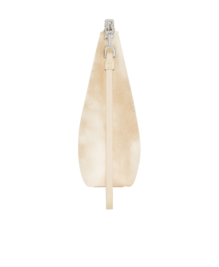Givenchy Logo-print Canvas Clutch Bag In Nude