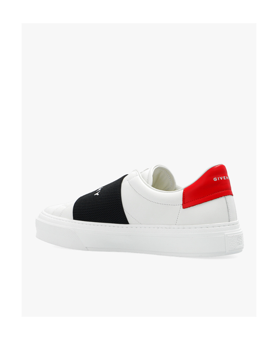 Givenchy White City Sport Sneakers In Calf Leather Man In White