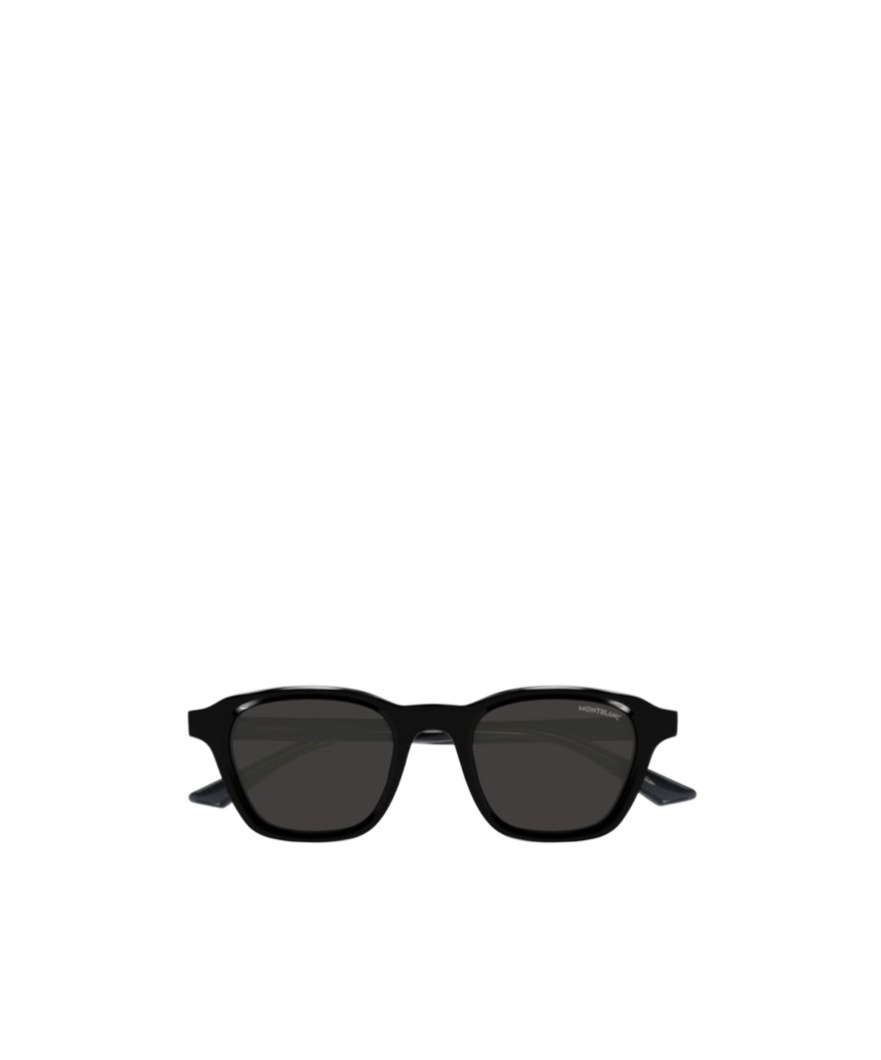Montblanc Square-frame Sunglasses In Black