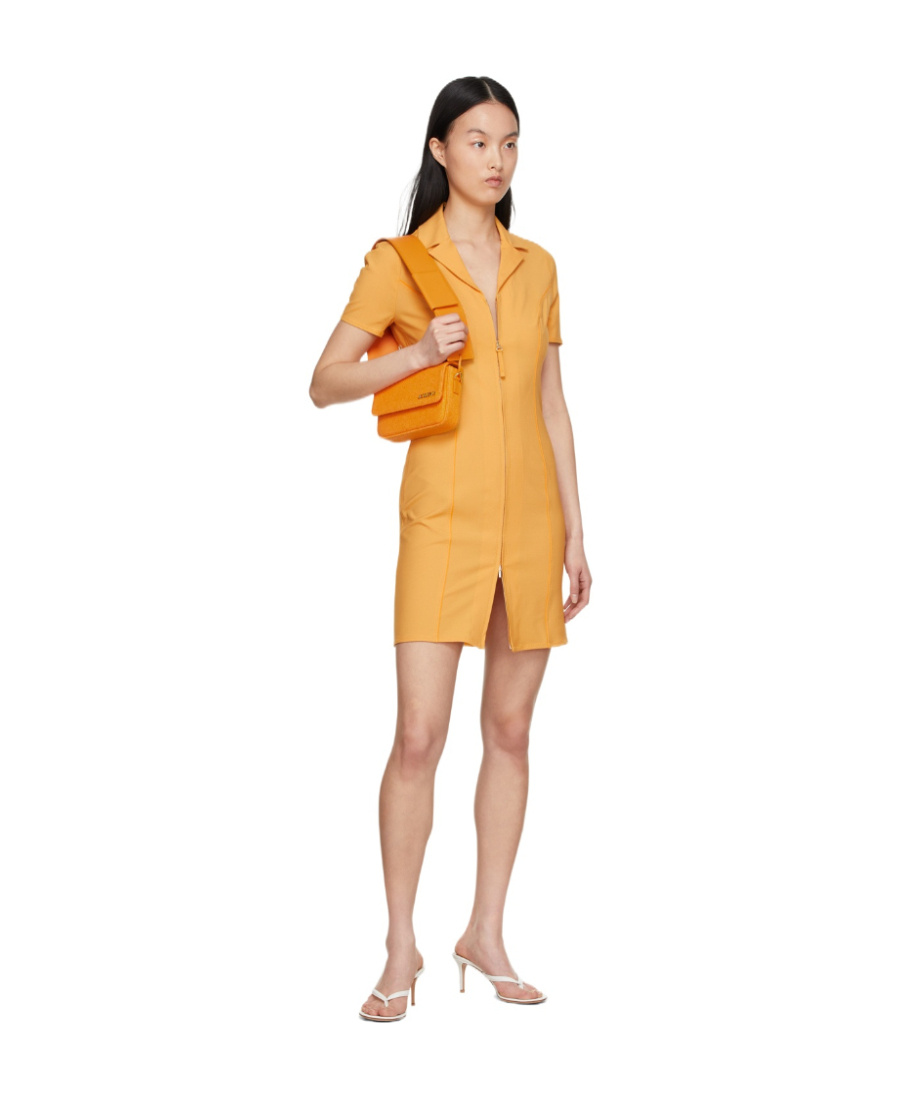 Jacquemus Short Dress In Orange