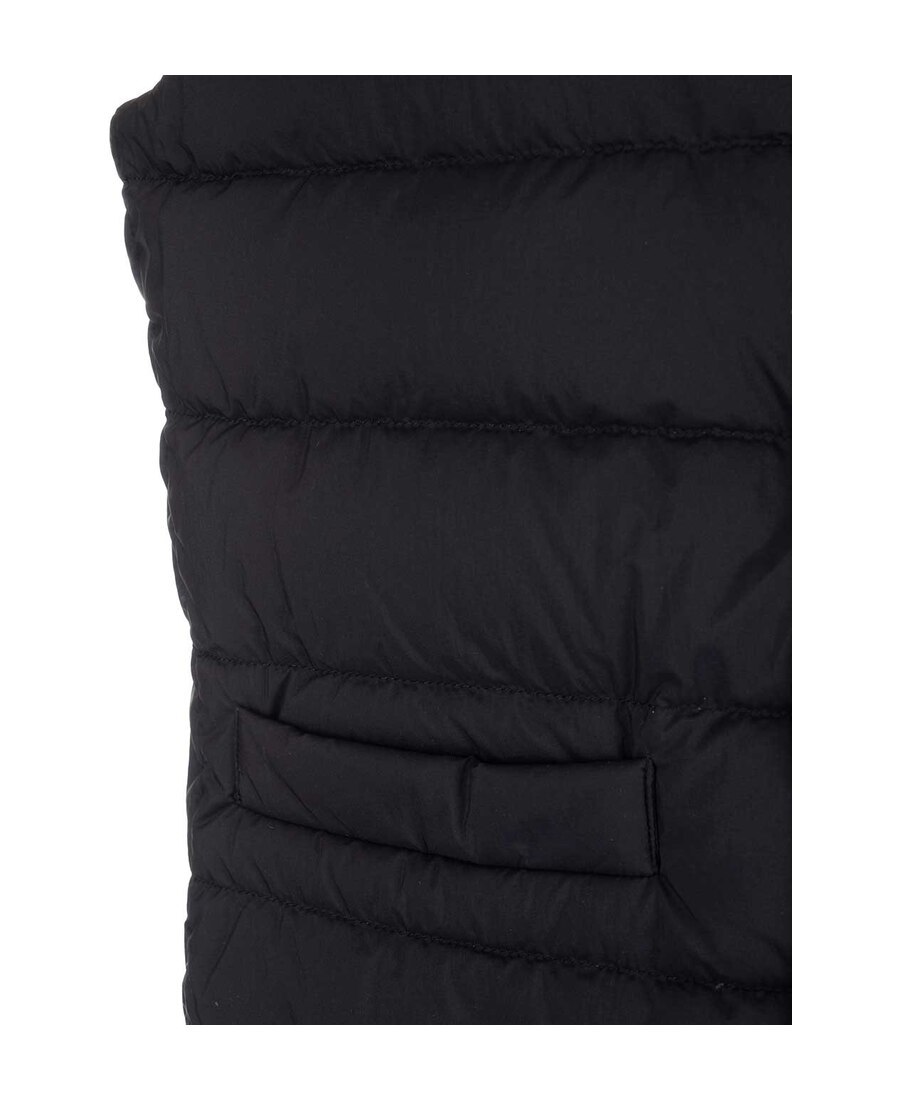 Shop Herno Padded Waistcoat In Black