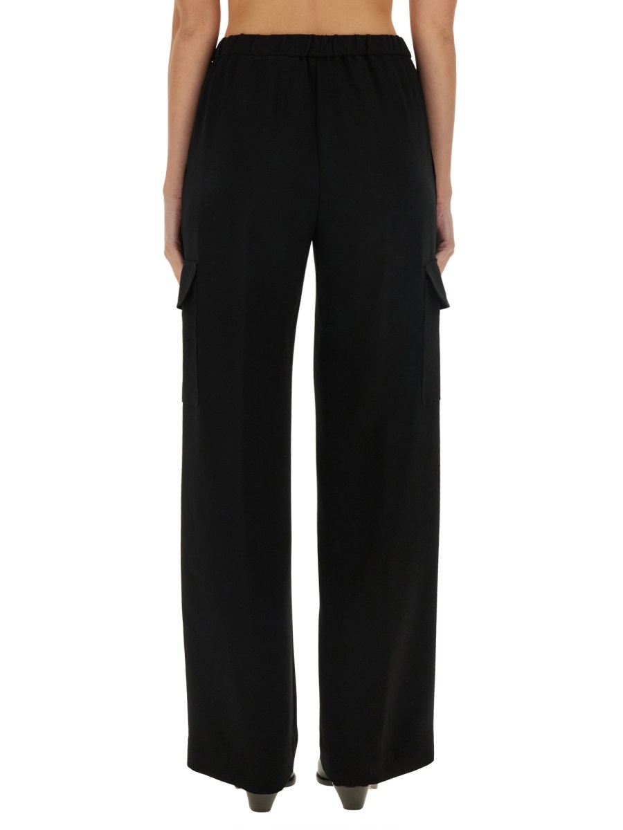 Aspesi Trousers With Multiple Pockets And Elastic Waistband
