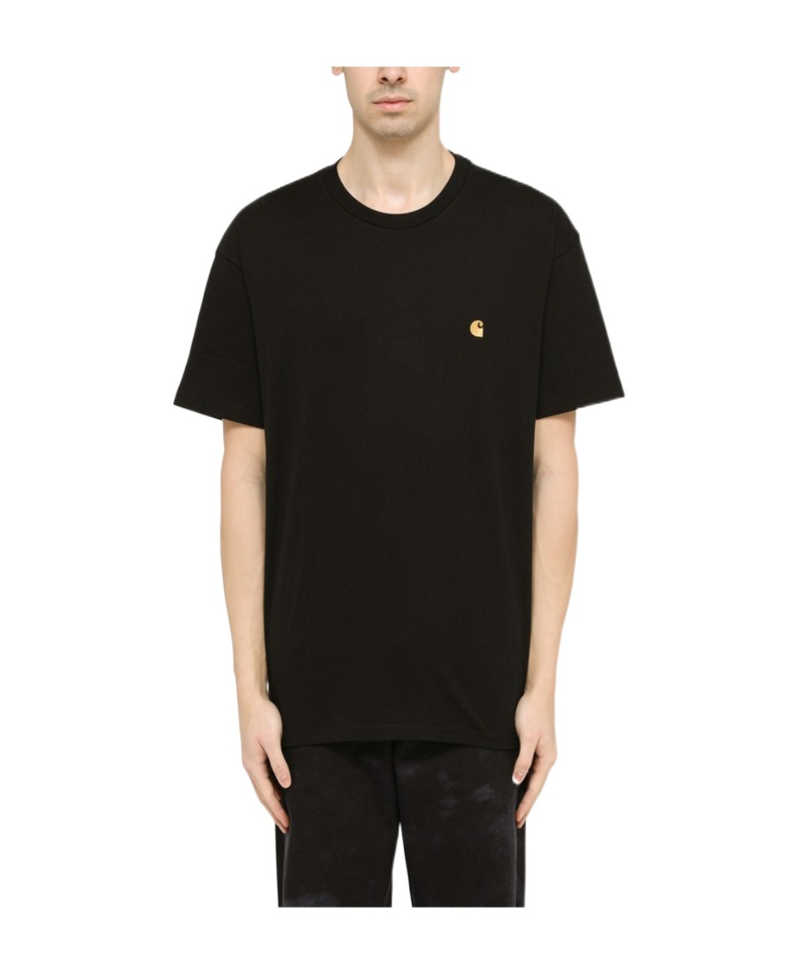 CARHARTT OPEN-NECKED BLACK SHIRT