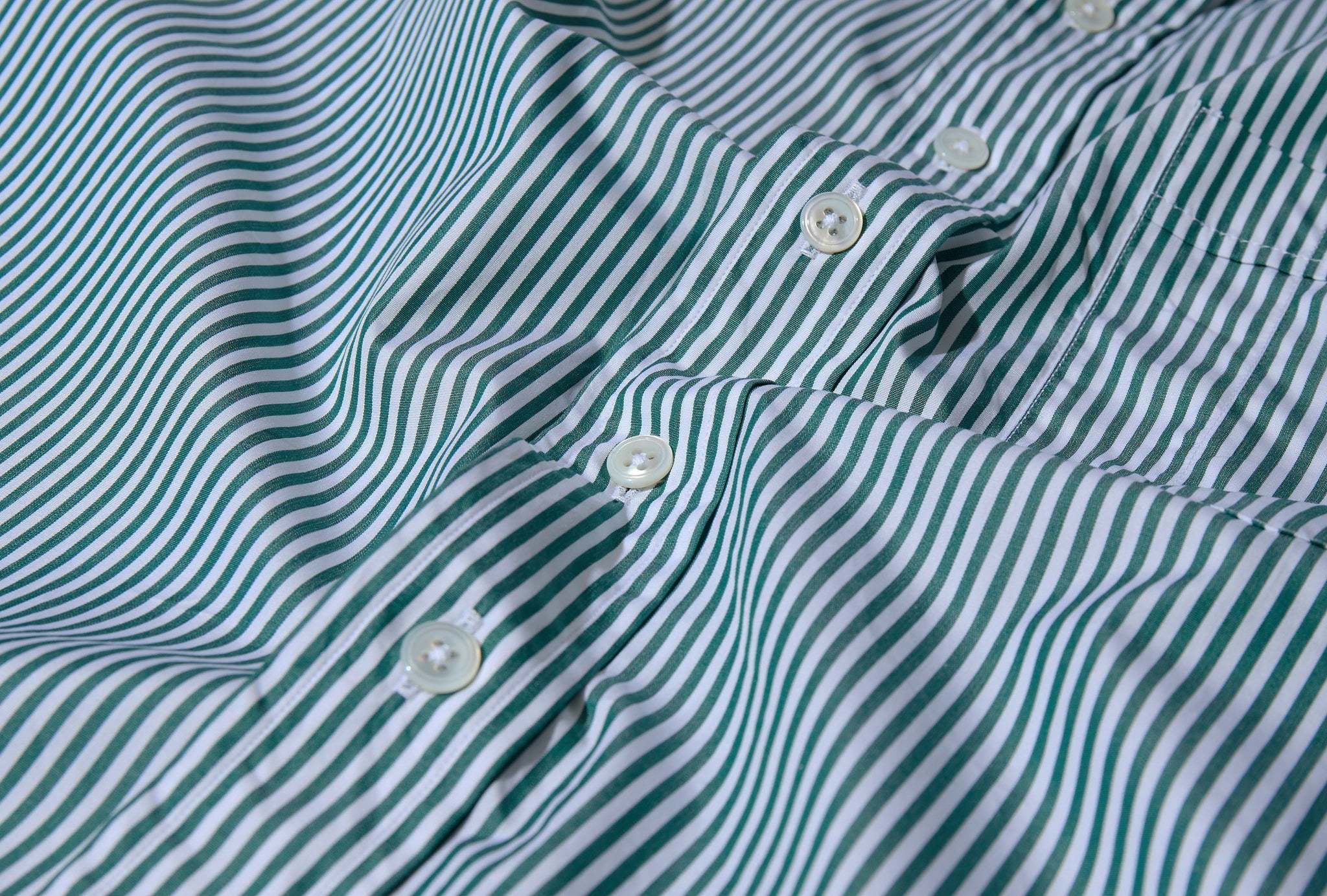 Drake's London Striped Shirt In Blue