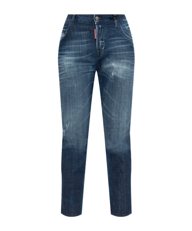Dsquared2 Belt Loop Jeans In Blue