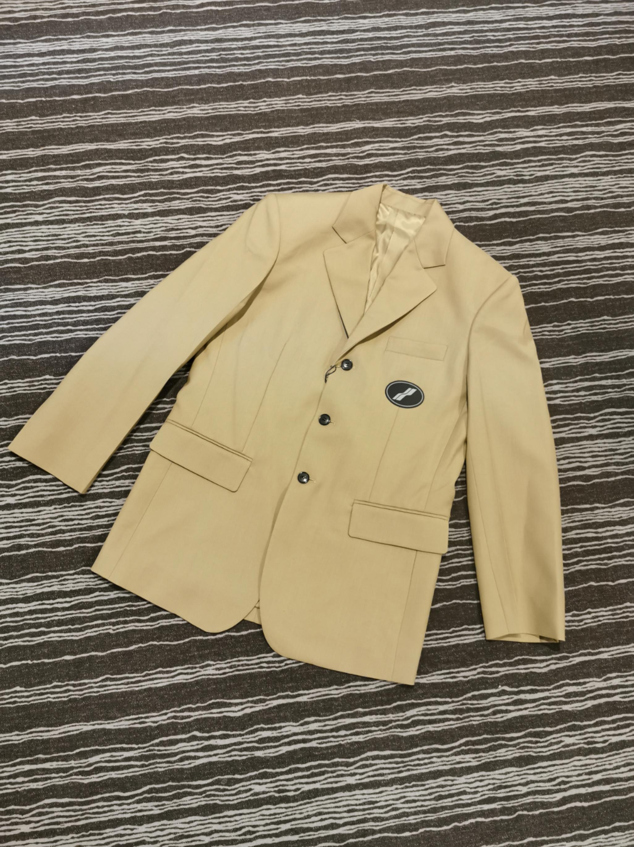 We11 Done Oversized Tailored Blazer In Nude