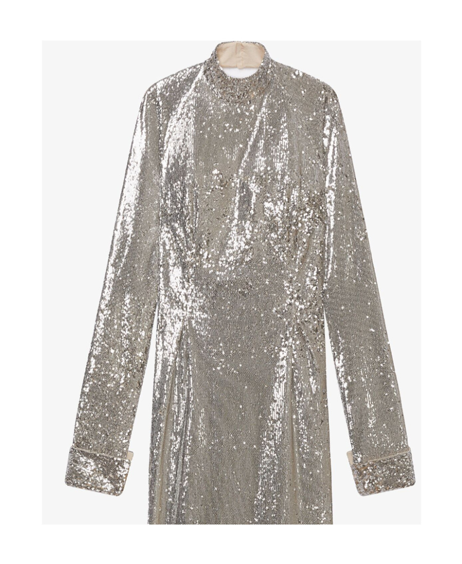 Givenchy Bare-back Embroidered Dress In White