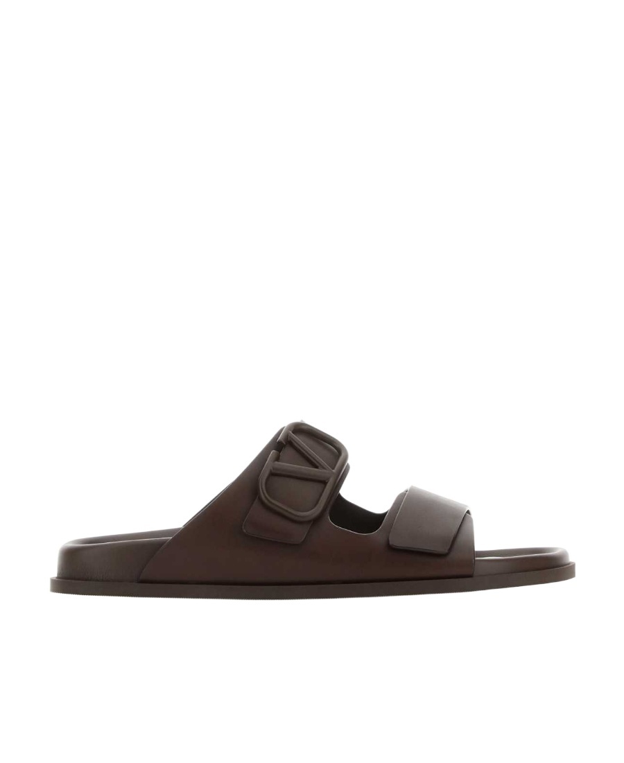 Valentino Vlogo Signature Slides In Black