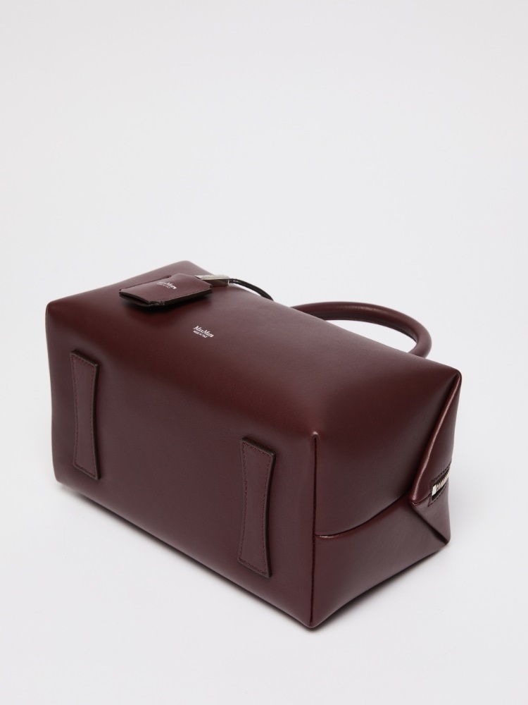 Max Mara Cross-body Bag With Detachable Strap And Top Handle In Red