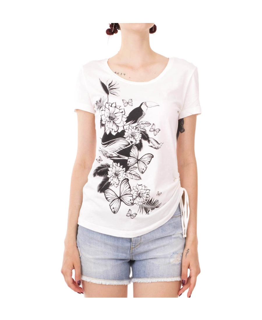 EA7 T-SHIRT WITH ROUND NECK AND SHORT SLEEVES 