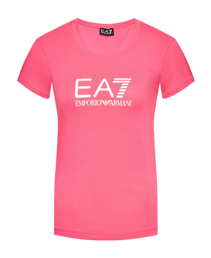EMPORIO ARMANI SCOOP-NECK LOGO T-SHIRT