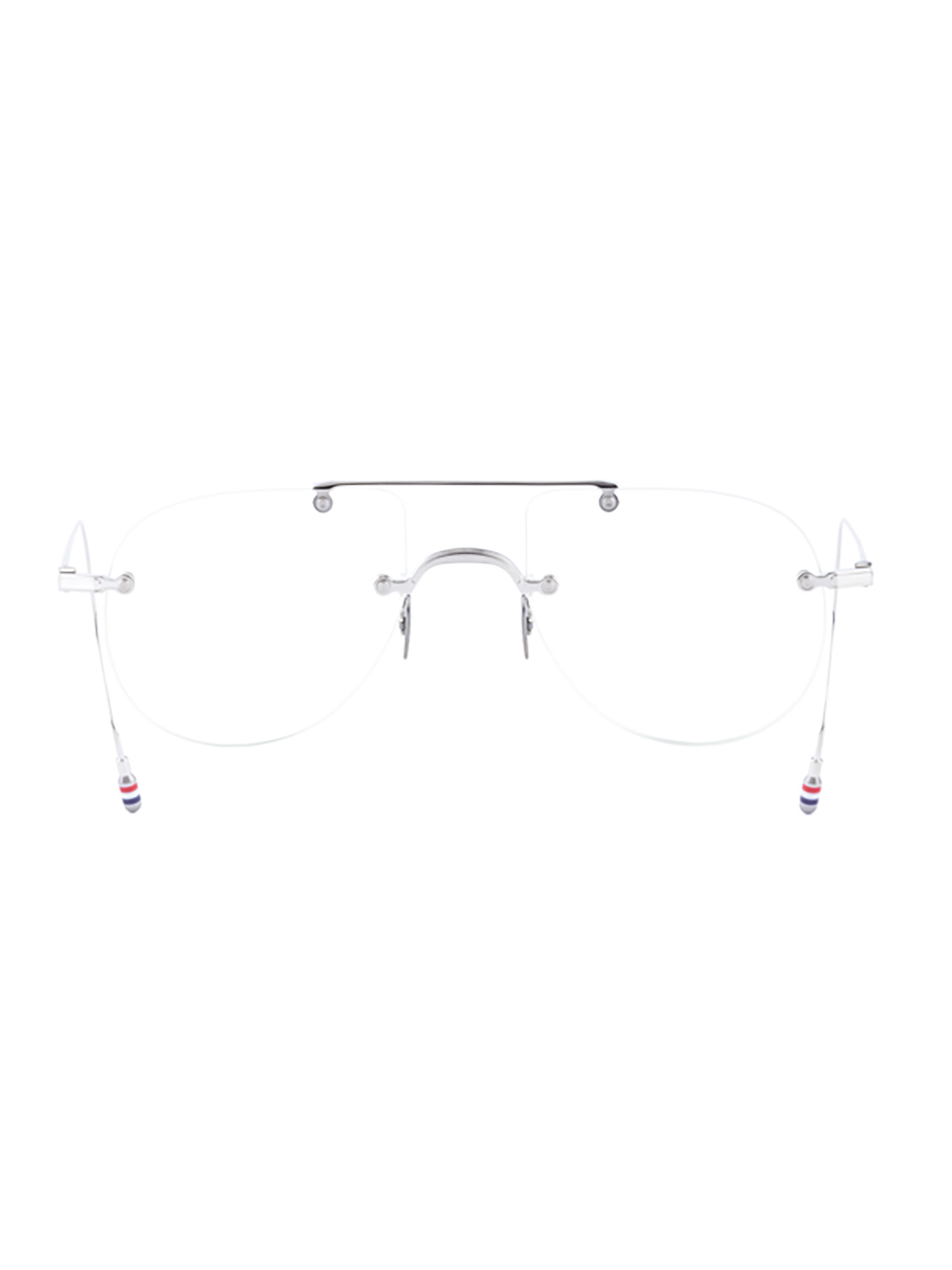 Thom Browne Frameless Plain Mirror In Metallic