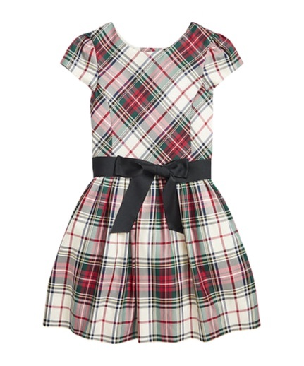 Polo Ralph Lauren Checked Dress In Multicolor