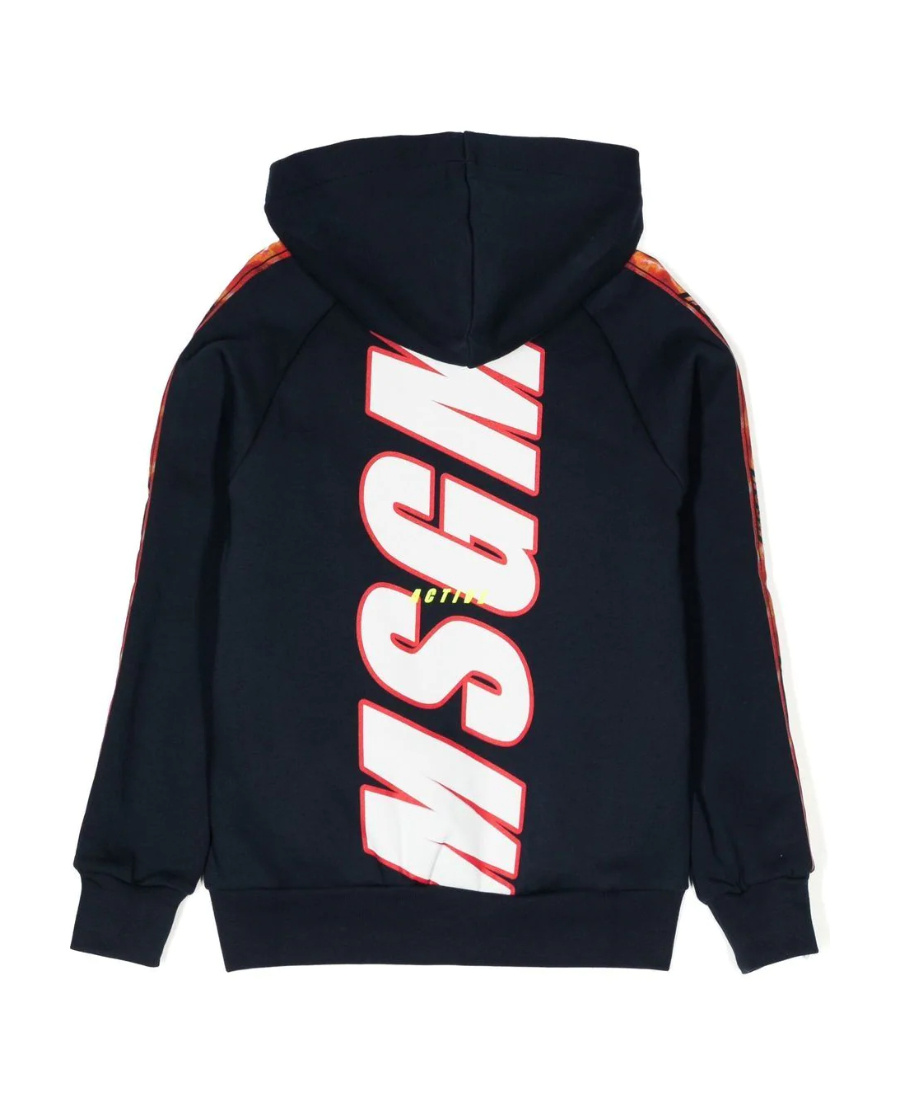 Shop Msgm Logo And Hat Casual Jacket In Black