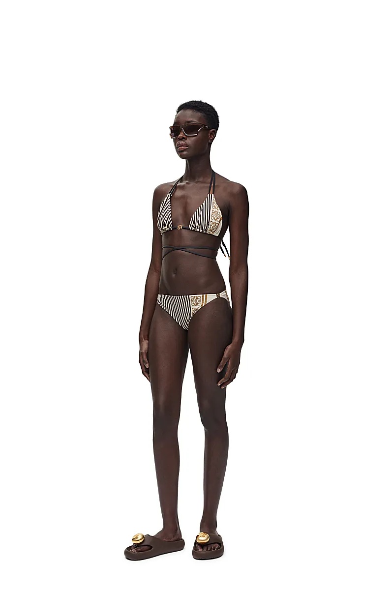 Loewe Bikini Bottoms In Technical Jersey In Black