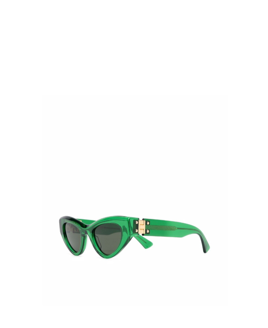 Bottega Veneta Eyewear Cat-eye Frame Sunglasses In Green