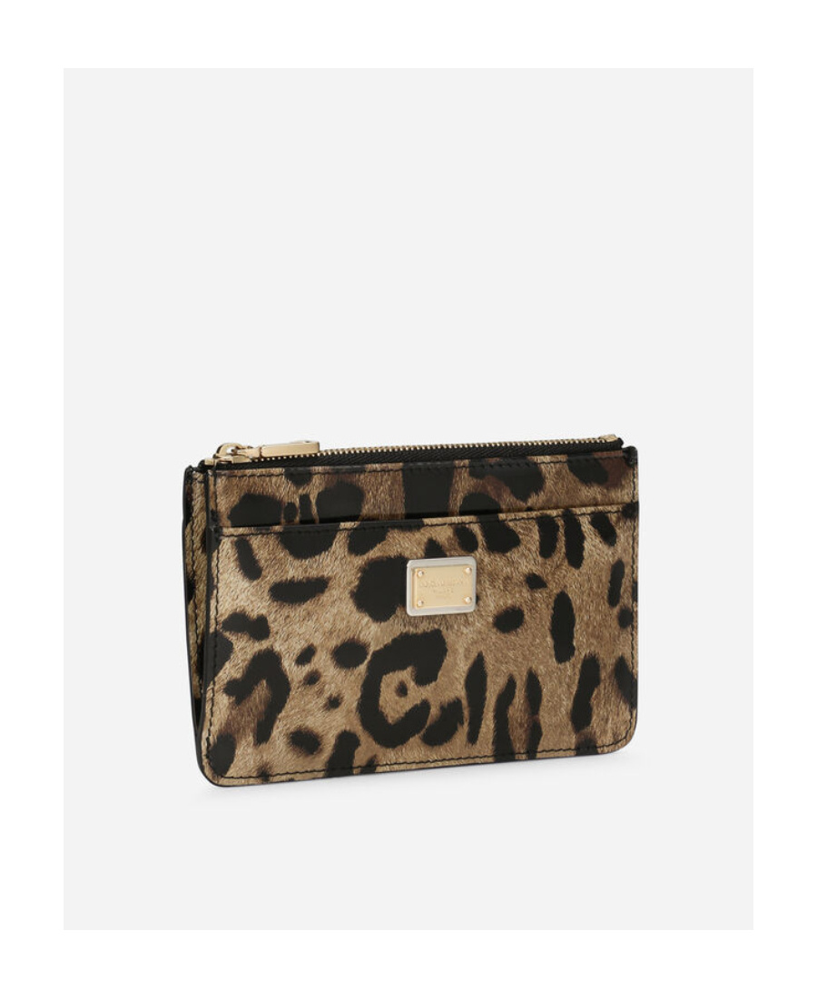 DOLCE & GABBANA ALL-OVER LEOPARD-PRINT WALLET