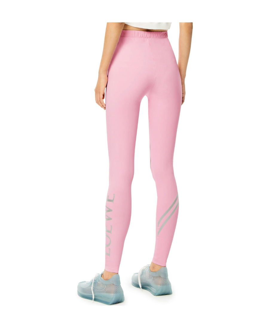 Shop Loewe Leggings In Polyamide And Elastane In Pink