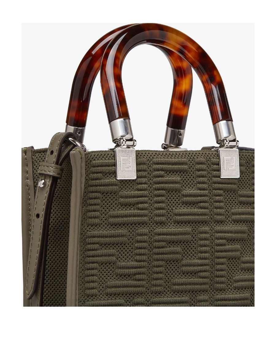 Fendi Monogram-pattern Mini Bag In Green