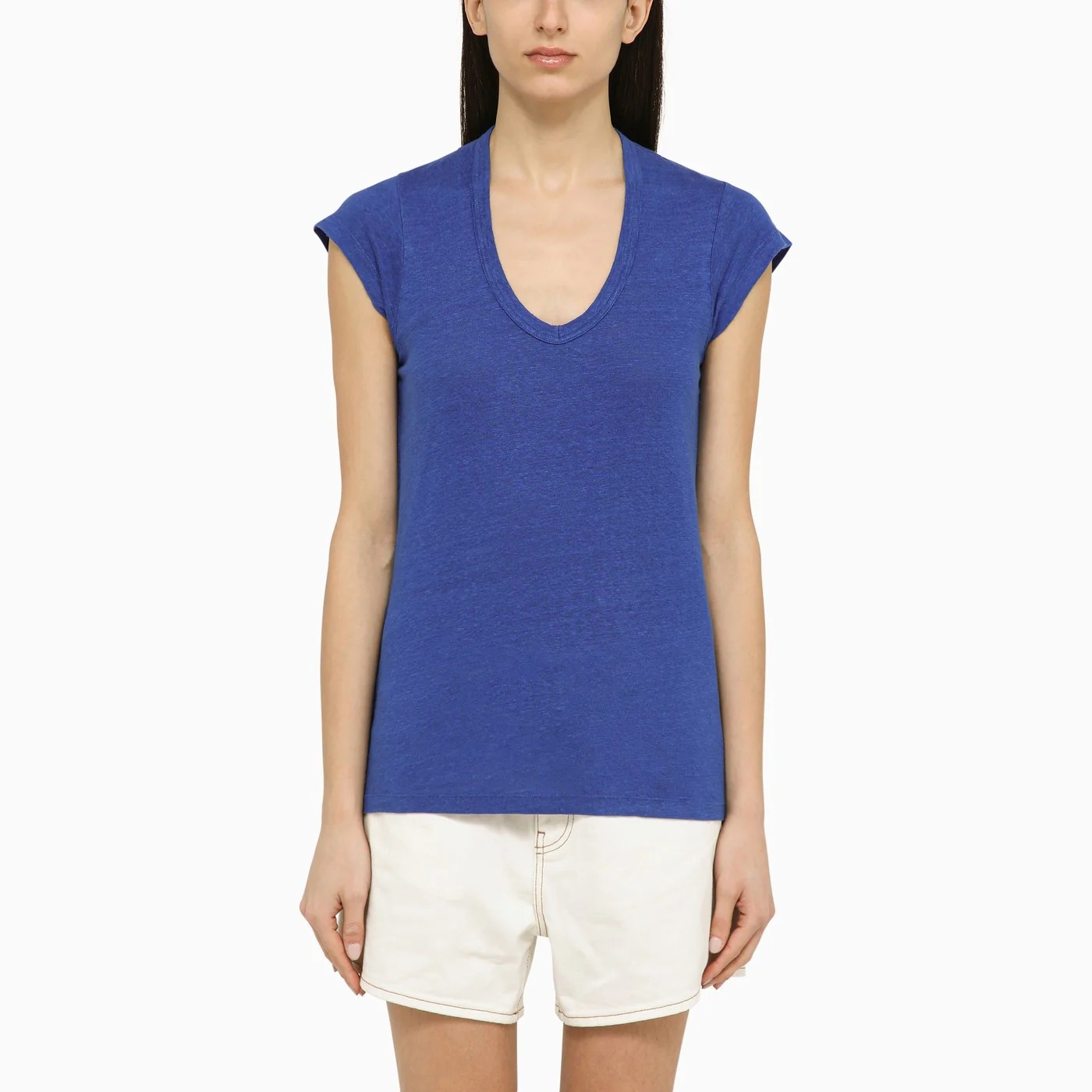 Shop Isabel Marant Étoile Zankou T-shirt In Blue