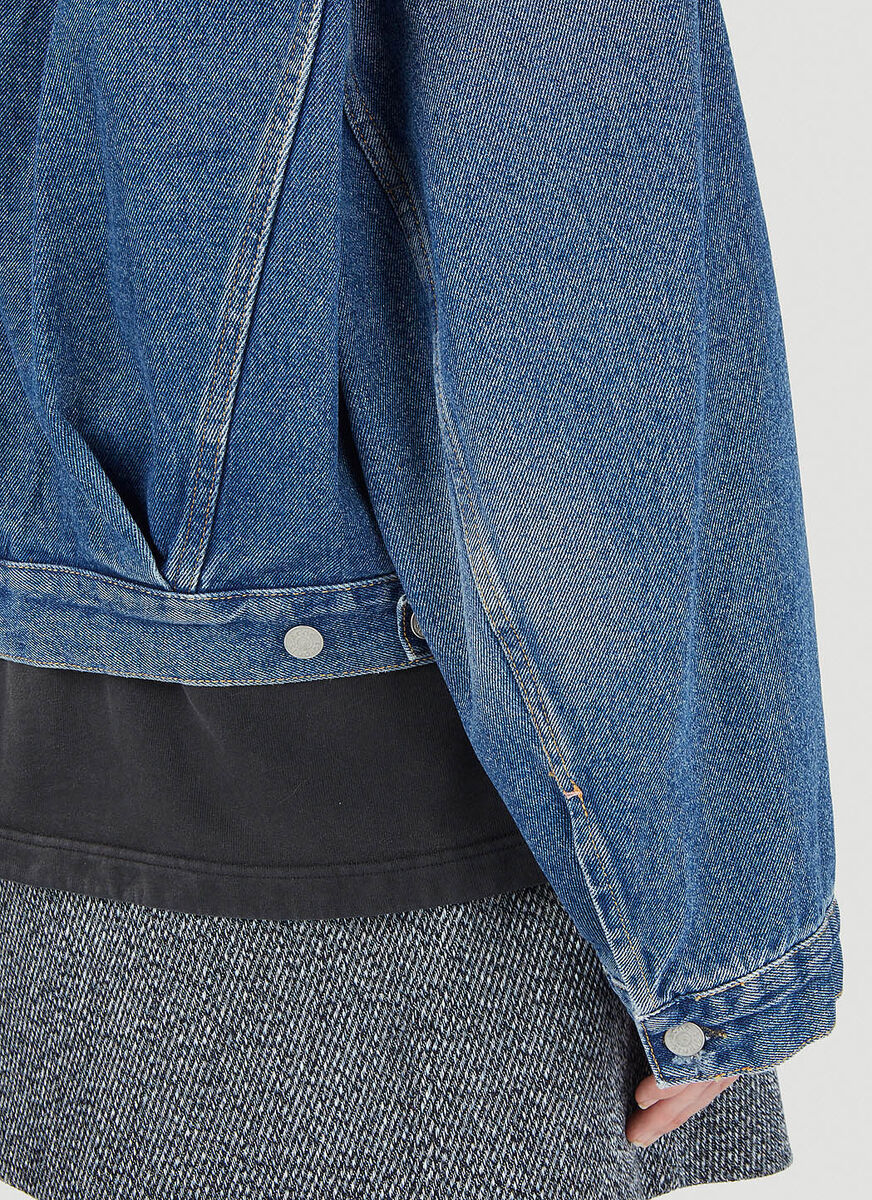 Acne Studios Shoulder Caps. In Blue