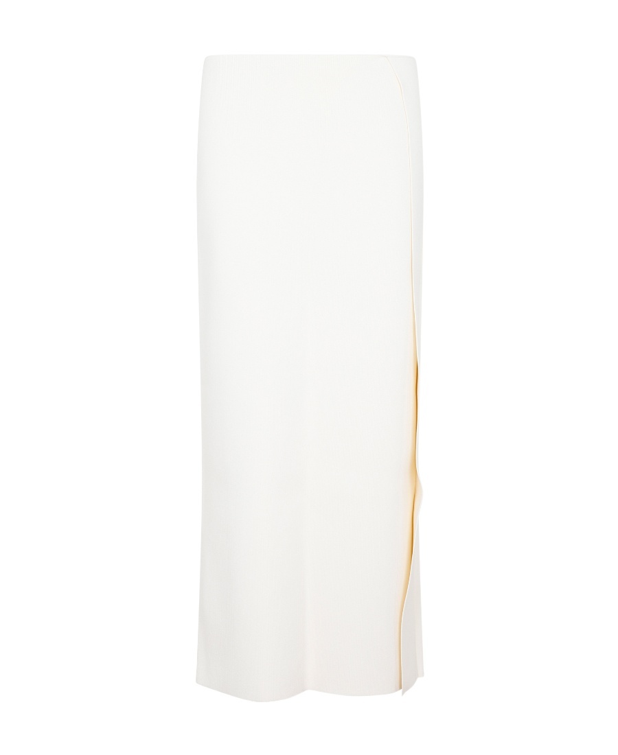 Jil Sander Wrap-design Midi Skirt In White